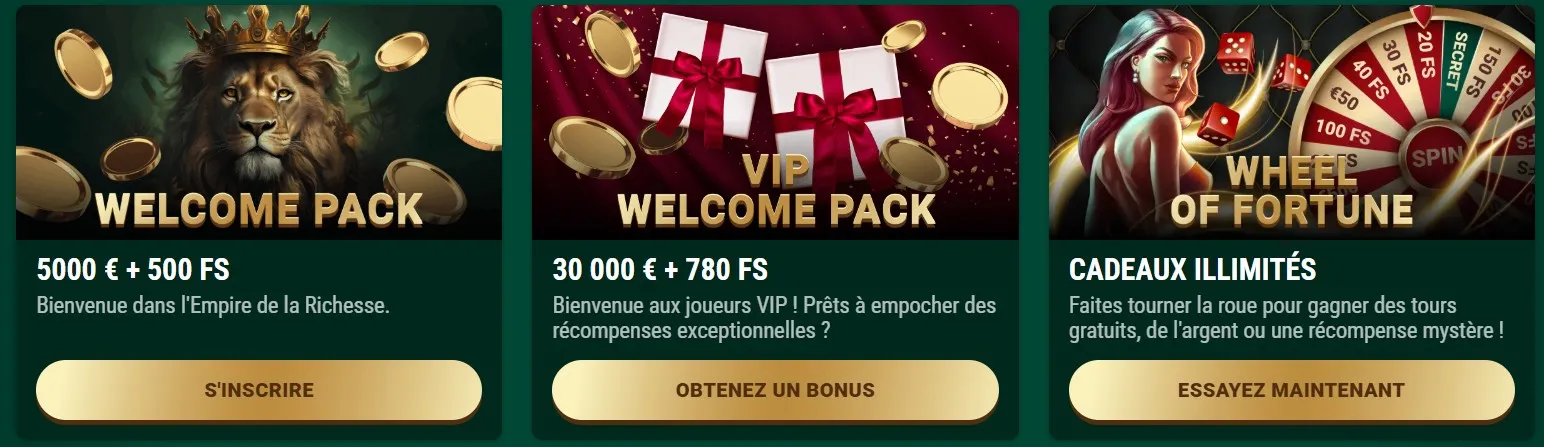 Richard Casino Bonus et promotions